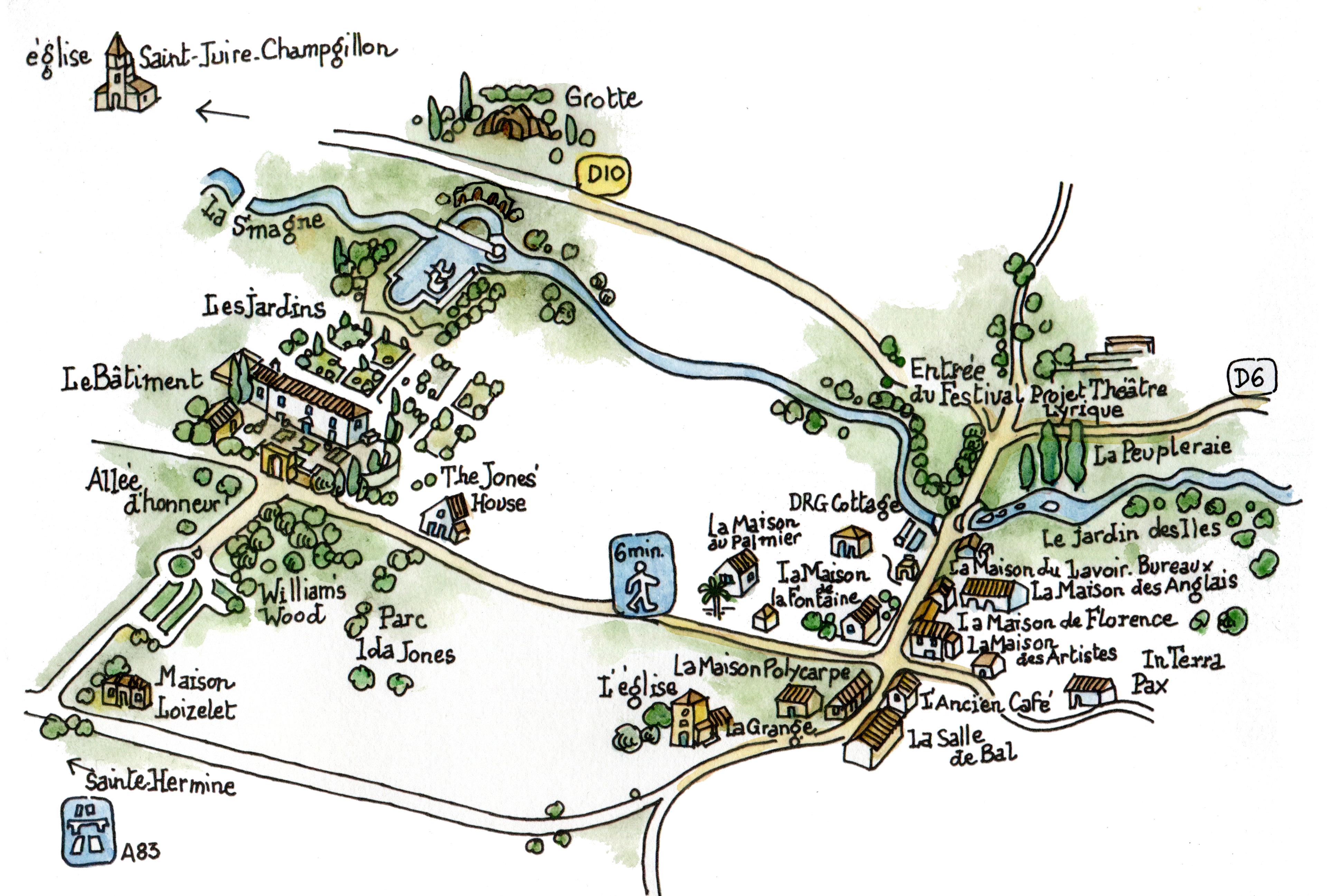 Quartier des Artistes - plan