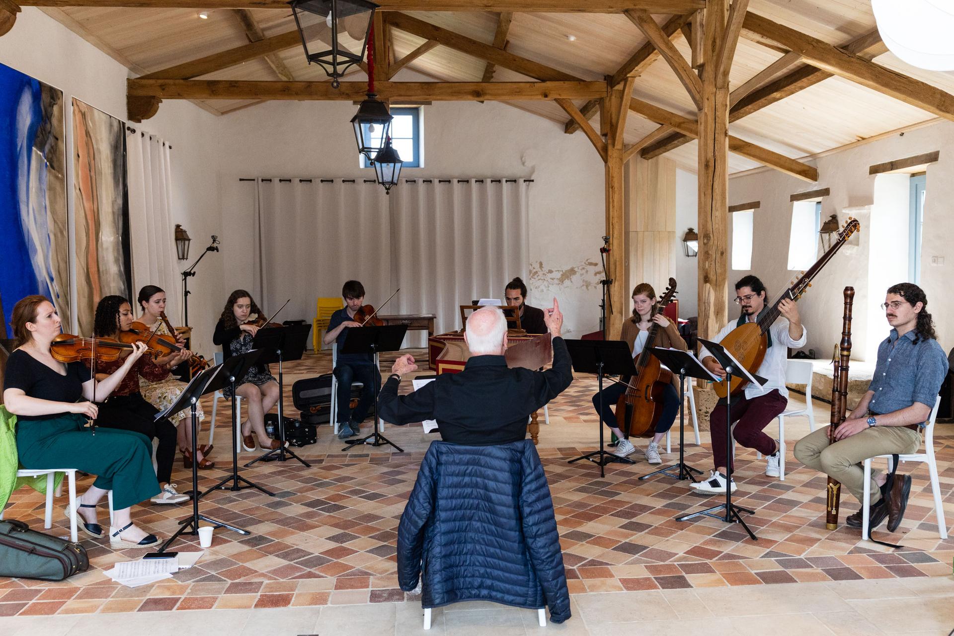 Masterclasse Arts Flo avec William Christie